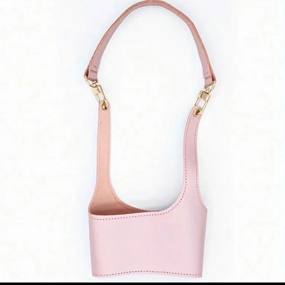 Burgundy Cup Holder Wristlet - Picture 2 of 4